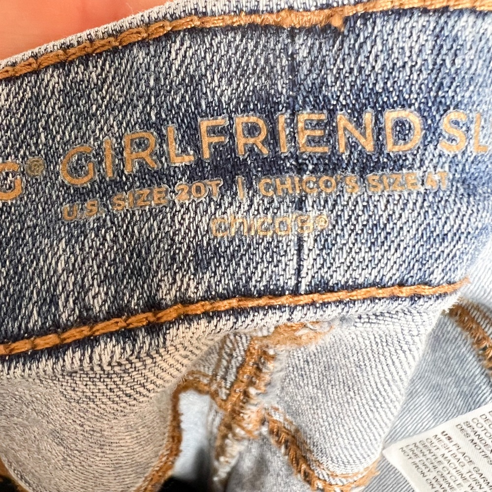 Chicos Jeans So Slimming Beaded Vines Girlfriend Ankle Jeans - Picture 7 of 10